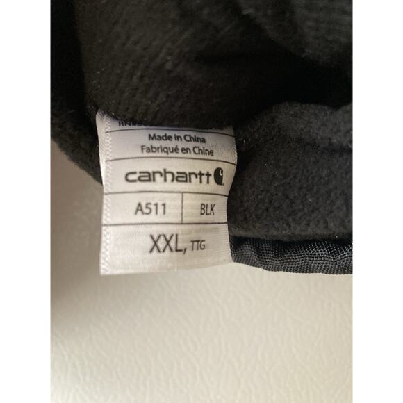Men’s Carhartt A511 Black Gloves Winter Ski Snowmobile Adult Size XXL - Picture 3 of 3